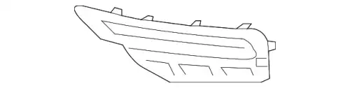 Решетка бампера VOLVO 31383045