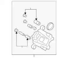 Суппорт тормозной VOLVO 36010010