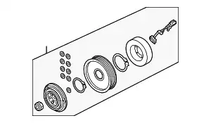 Муфта компрессора кондиционера VOLVO 31267973