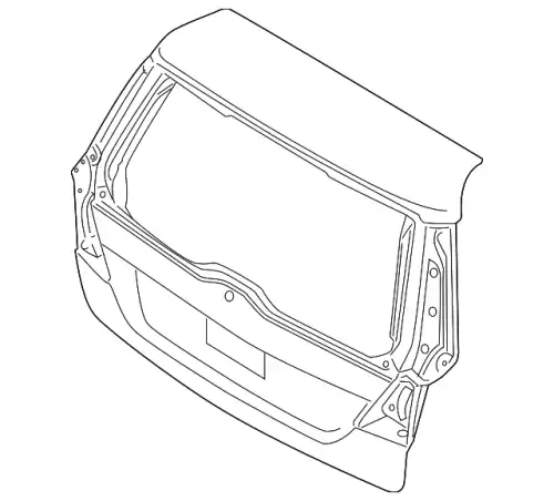 Дверь 5-я VOLVO 39807944