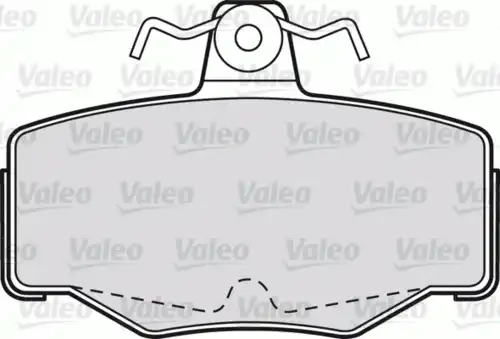 Тормозные колодки дисковые VALEO 598057