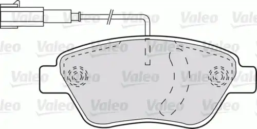 Тормозные колодки дисковые VALEO 598825