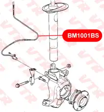 Датчик ABS VTR BM1001BS