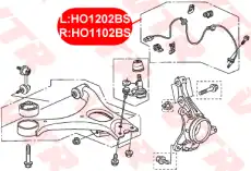 Датчик ABS VTR HO1102BS