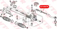 Тяга рулевого управления HO1404TR VTR