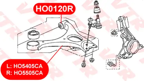 Рычаг подвески VTR HO5505CA