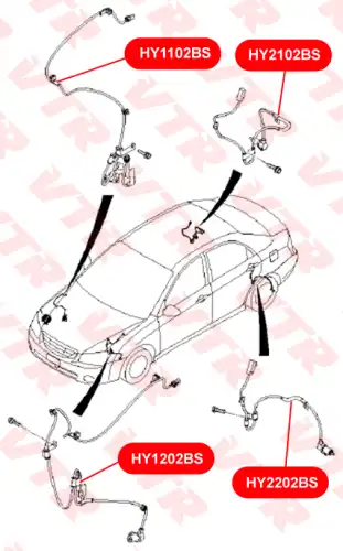 Датчик ABS VTR HY1102BS