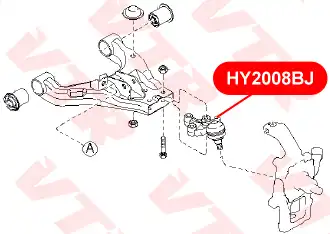 Шаровая опора VTR HY2008BJ