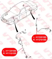 Датчик ABS VTR HY2101BS