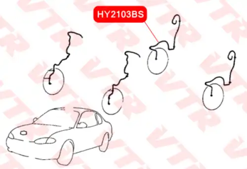 Датчик ABS VTR HY2103BS
