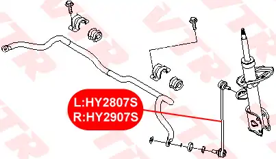 Тяга стабилизатора VTR HY2807S