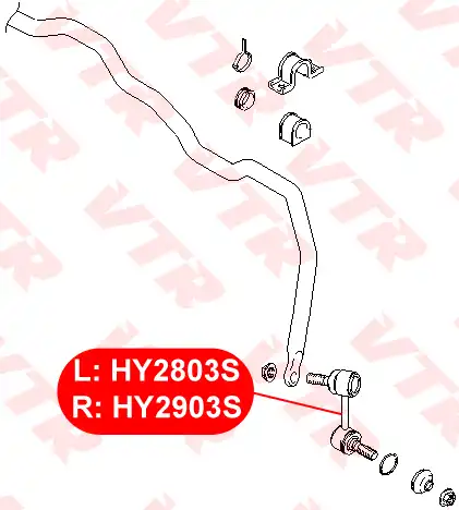Тяга стабилизатора VTR HY2903S