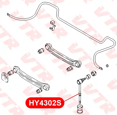 Тяга стабилизатора VTR HY4302SP