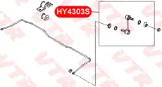 Тяга стабилизатора VTR HY4303S