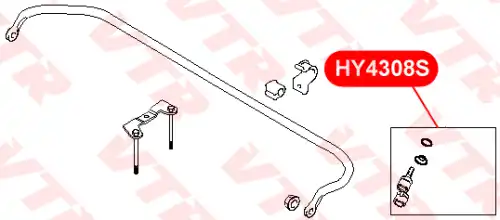 Тяга стабилизатора VTR HY4308S