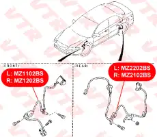Датчик ABS VTR MZ1102BS