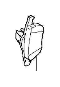 Тормозные колодки дисковые VOLVO 30742030