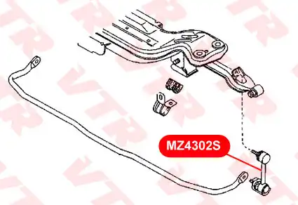 Тяга стабилизатора VTR MZ4302S