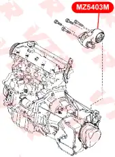 Подушка крепления двигателя VTR MZ5403M