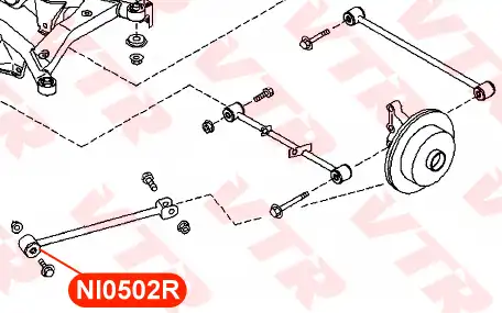Рычаг подвески VTR NI0502R