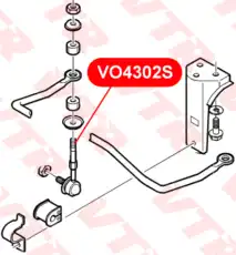 Тяга стабилизатора VTR VO4302SP