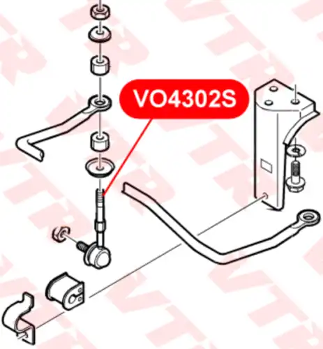 Тяга стабилизатора VTR VO4302SP