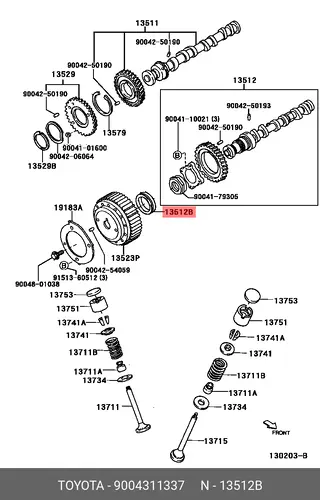 САЛЬНИК 9004311337 TOYOTA / LEXUS