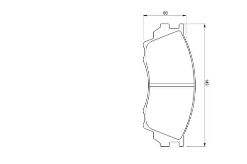 Тормозные колодки дисковые BOSCH 0 986 424 753