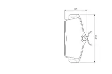Тормозные колодки дисковые BOSCH 0 986 424 781