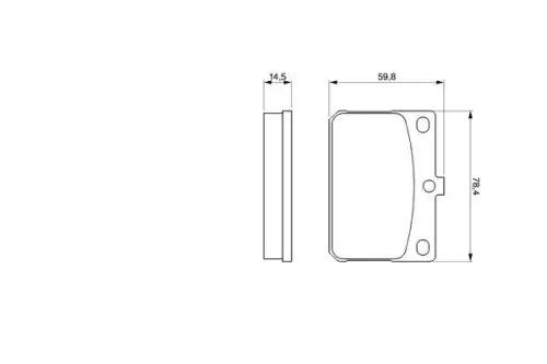 Тормозные колодки дисковые BOSCH 0 986 467 031