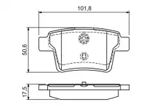 Тормозные колодки дисковые BOSCH 0 986 494 076