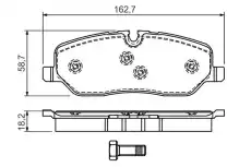 Тормозные колодки дисковые BOSCH 0 986 494 147