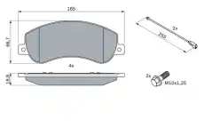 Тормозные колодки дисковые BOSCH 0 986 494 170