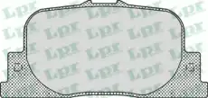 Тормозные колодки дисковые LPR 05P1112