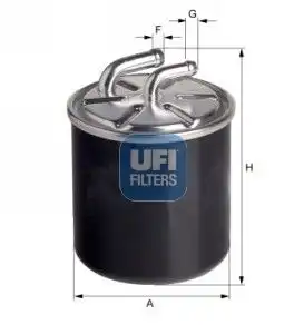 Топливный фильтр UFI 2412600