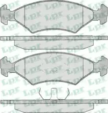 Тормозные колодки дисковые LPR 05P233