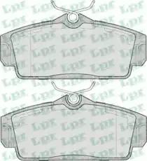Тормозные колодки дисковые LPR 05P706