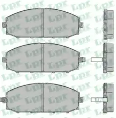 Тормозные колодки дисковые LPR 05P845