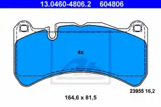 Тормозные колодки дисковые ATE 13.0460-4806.2