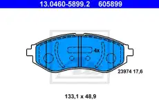 Тормозные колодки дисковые ATE 13.0460-5899.2