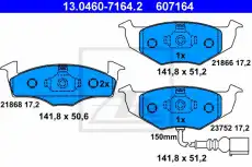 Тормозные колодки дисковые ATE 13.0460-7164.2