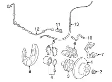 Тормозные колодки дисковые VAG 1J0698451N
