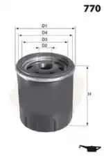 Фильтр масляный MECAFILTER ELH4505
