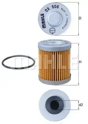 фильтр OX 806D KNECHT