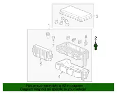БОЛТ-ШАЙБА 6X25 934050602508 HONDA
