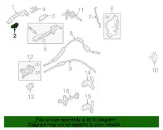 Уплотнитель двери HONDA 72146TR0A91