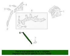 74771TZ5A00 BRACE, L. FR. BULKHE HONDA