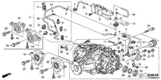 RUBBER, L. RR. 50740STXA01 HONDA