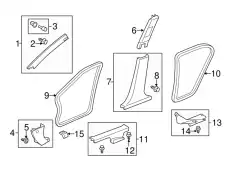 Ручка двери HONDA 72315T2FA01