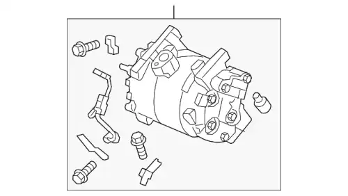 КОМП. КОМПРЕССОРА 38810RX0A01 HONDA